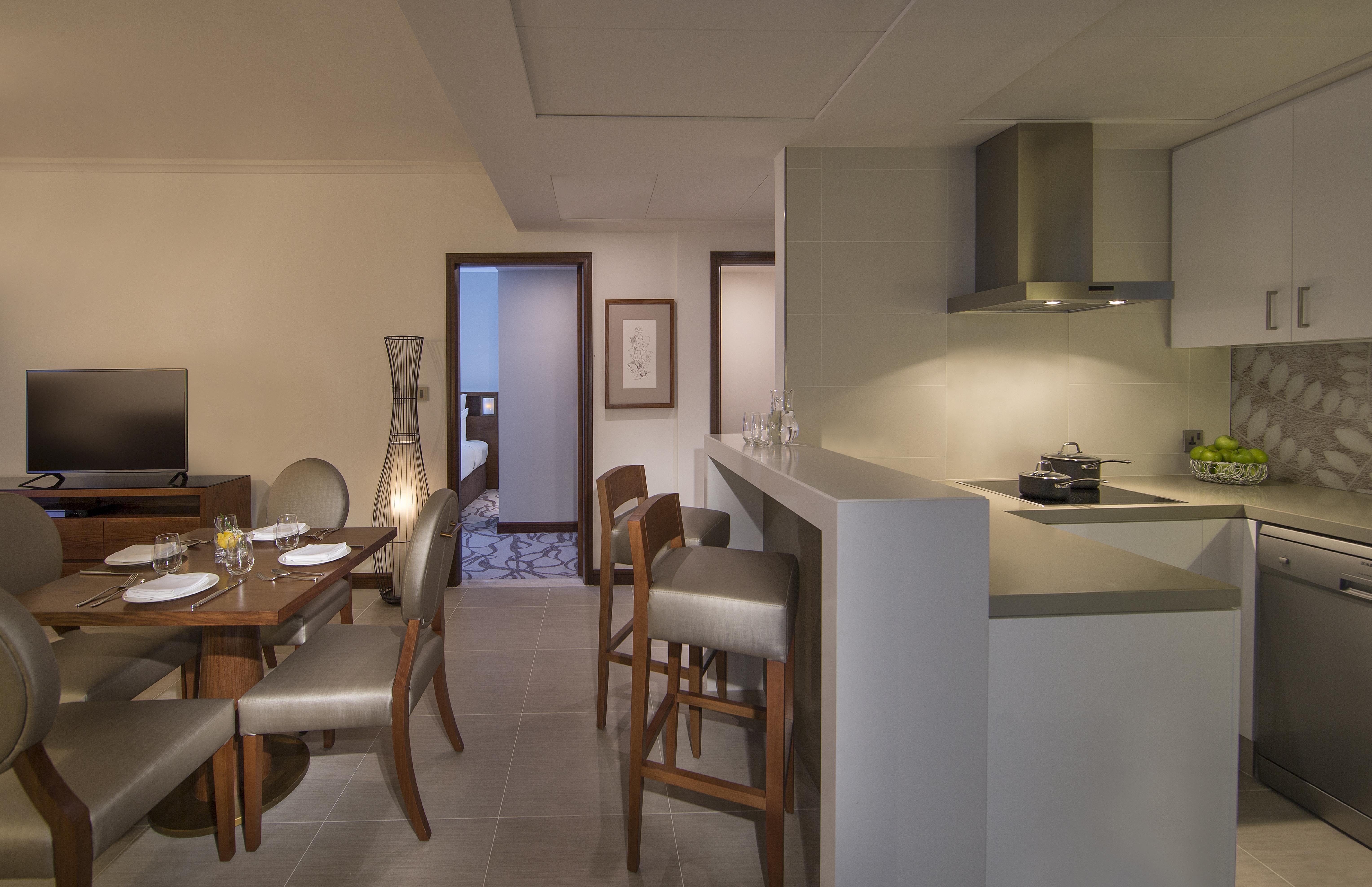 Pullman Dubai Creek City Centre Residences Exterior photo A typical apartment at The Residences