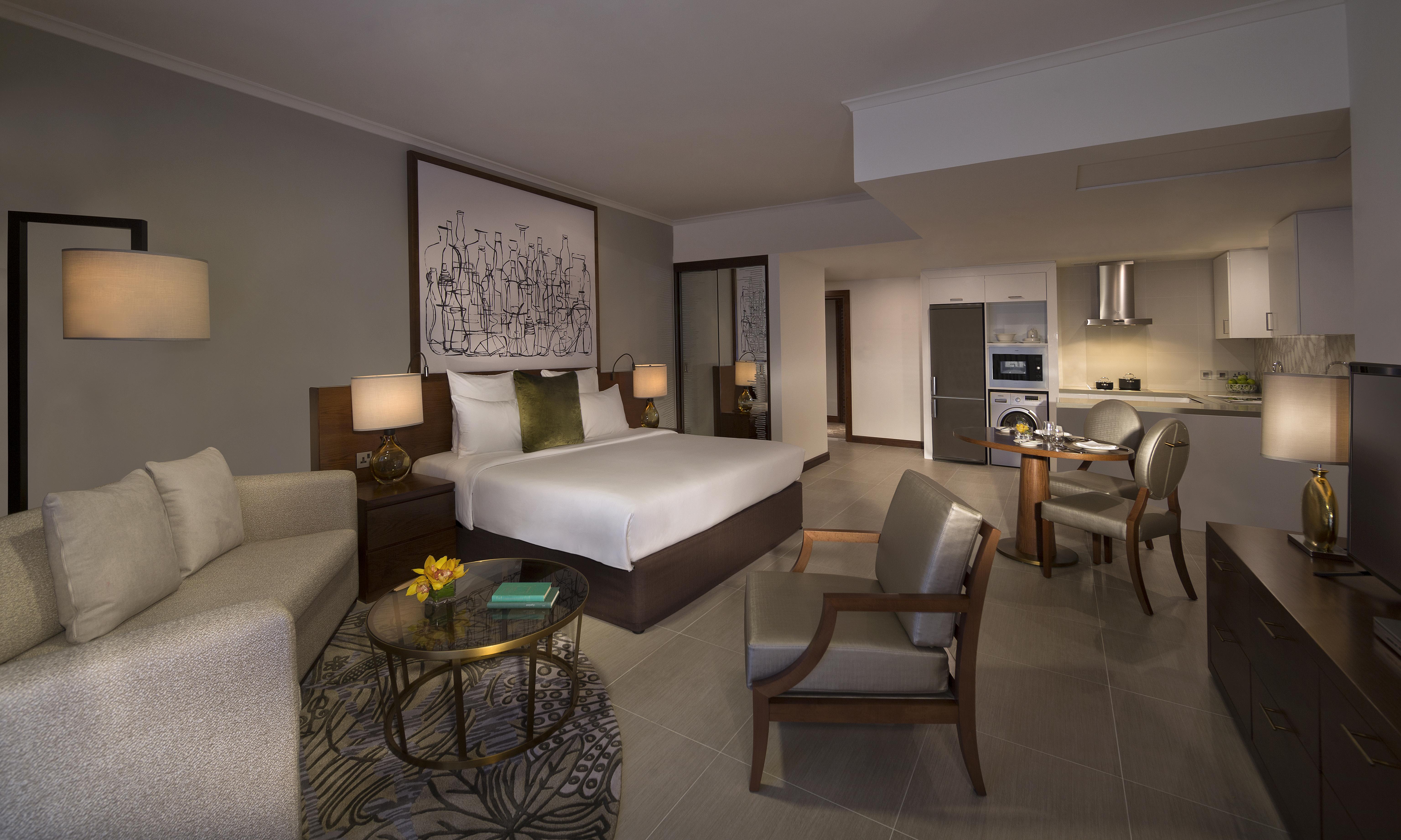 Pullman Dubai Creek City Centre Residences Exterior photo A typical studio apartment