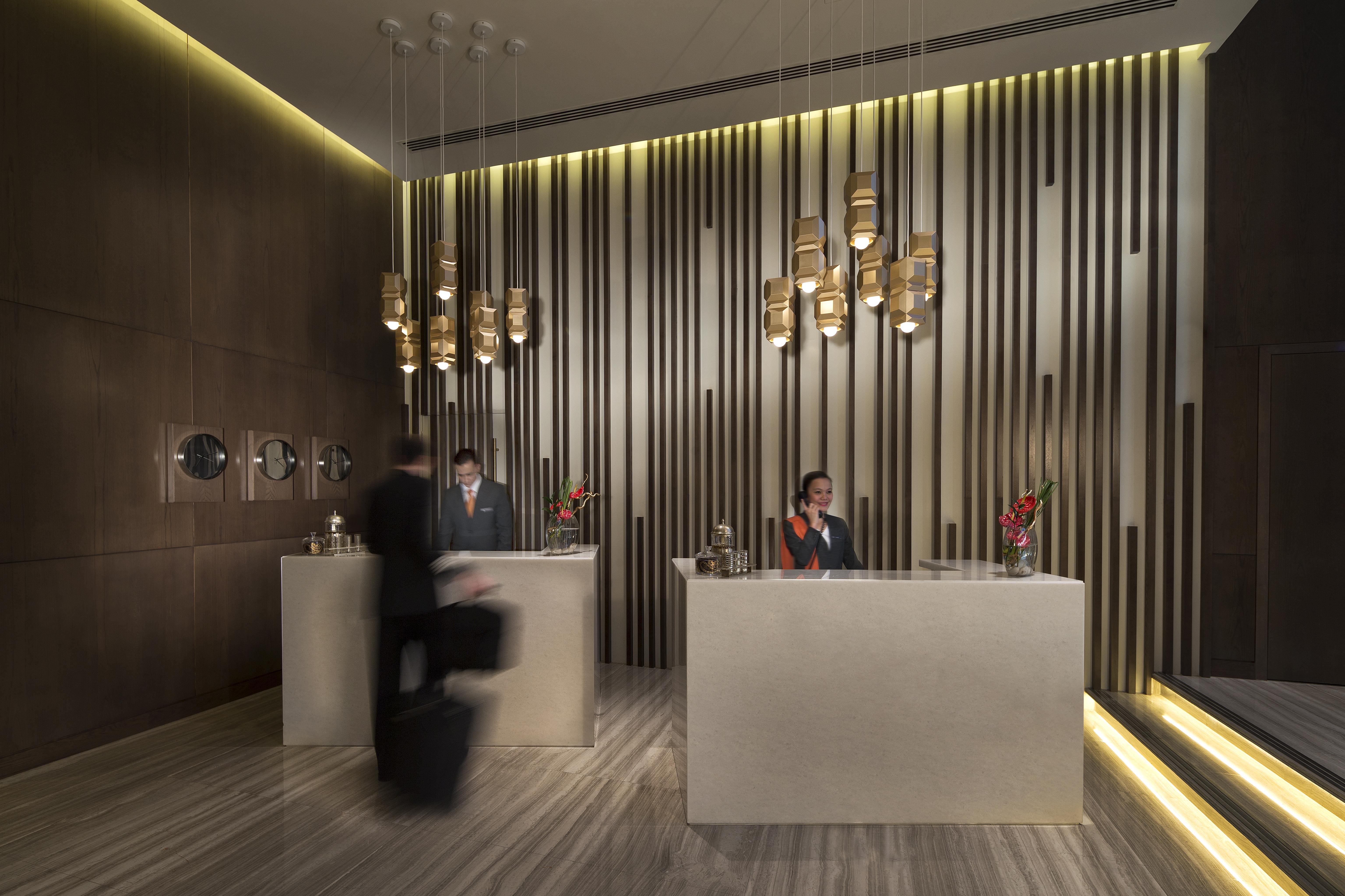 Pullman Dubai Creek City Centre Residences Exterior photo The lobby of the hotel