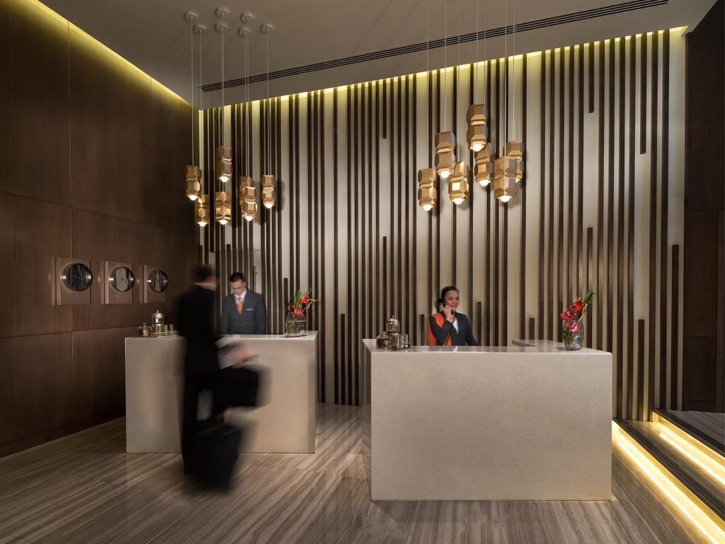 Pullman Dubai Creek City Centre Residences Exterior photo The lobby of the hotel