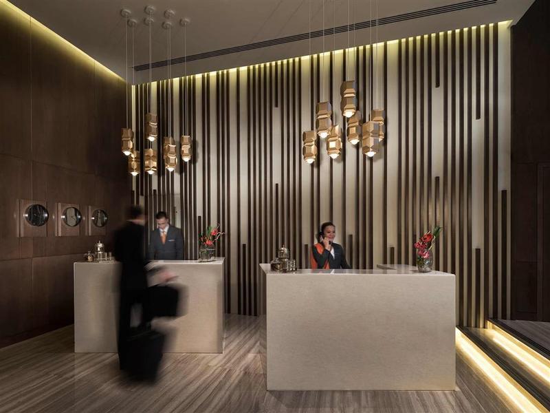 Pullman Dubai Creek City Centre Residences Exterior photo The lobby of the hotel